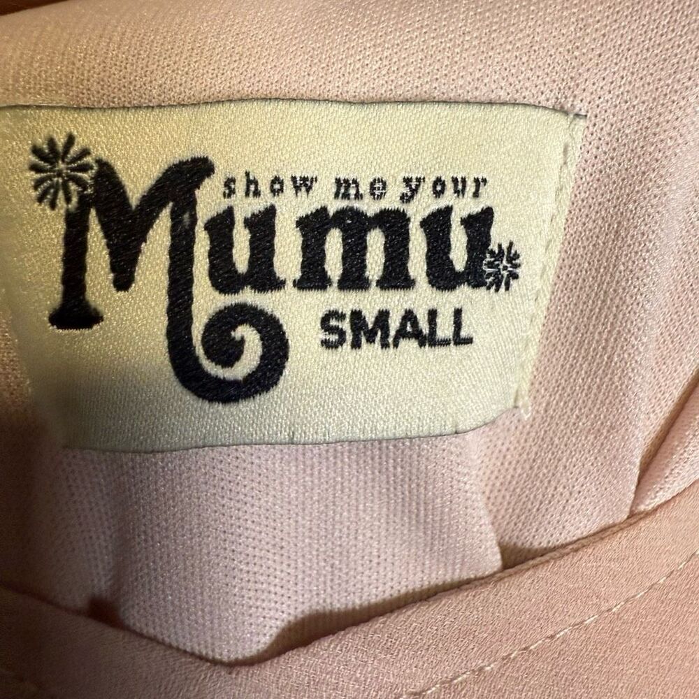 Show Me Your Mumu Women's Small Coral Pink Sleeveless Maxi Summer Dress - Picture 11 of 14